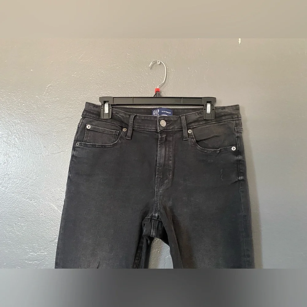 Gap Factory‎ Black Distressed Jeans Size 31 Regular